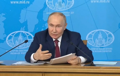 Putin: It was Washington that undermined strategic stability